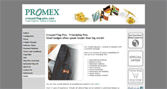 Desktop Screenshot of crossed-flag-pins.com